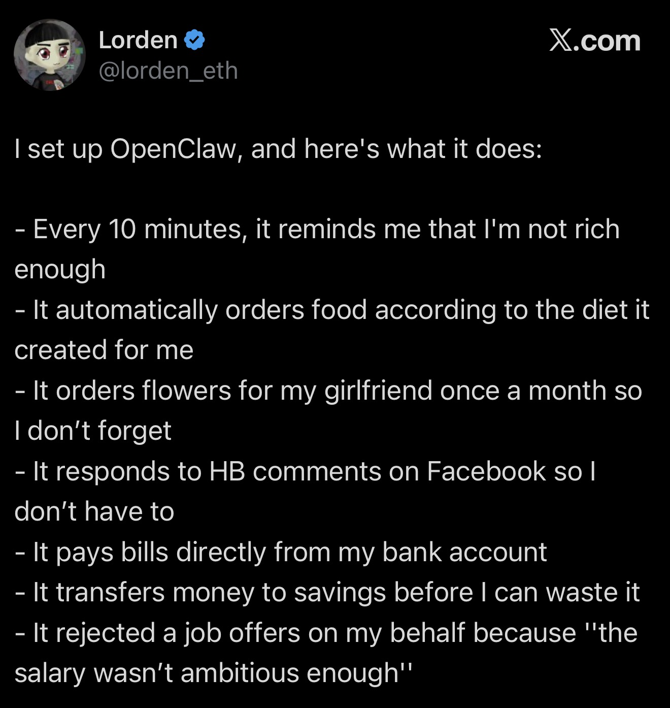 OpenClaw user